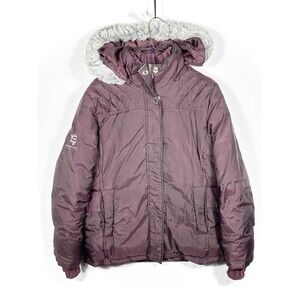 Free Country Power Down Series Knee Length Puffer Coat Faux Fur Hood XL